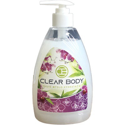 Clear body tekuté mýdlo 500ml Hydratační | Toaletní mycí prostředky - Tekutá mýdla - S dávkovačem Clear body tekuté mýdlo 500ml Hydratační | Toaletní mycí prostředky - Tekutá mýdla - S dávkovačem